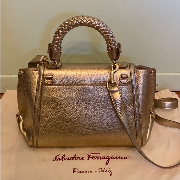 Gold Salvatore Ferragamo Bag - Picture 3 of 4
